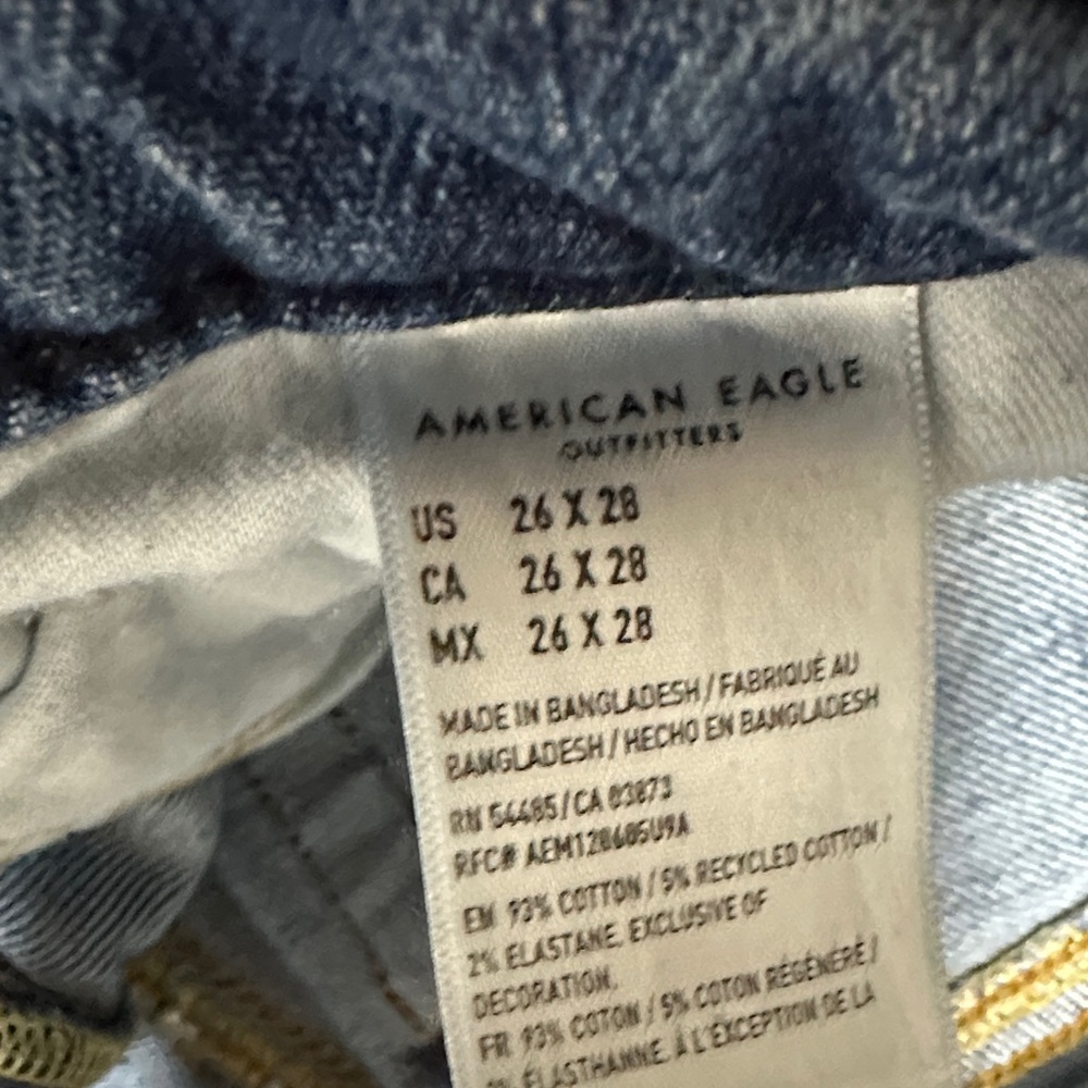 American Eagle Outfitters Men's Bootcut Jeans 26x28 - Picture 3 of 9